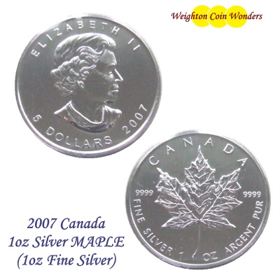 2007 1oz Silver Maple